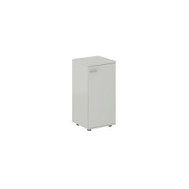 Шкаф низкий 400х400х825, 1 дв., з.ст HDF, правый / корпус: серый бархат; фасад: серый бархат Сигма / Sigma - Фото предпросмотра