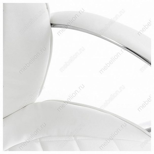 Кресло компьютерное Monte белое - Вид 7