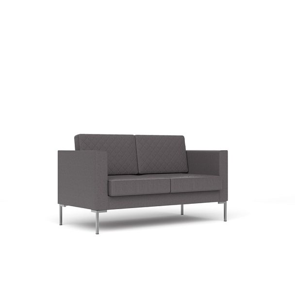 Диван 2-местный Malta  Серый - Вид 1