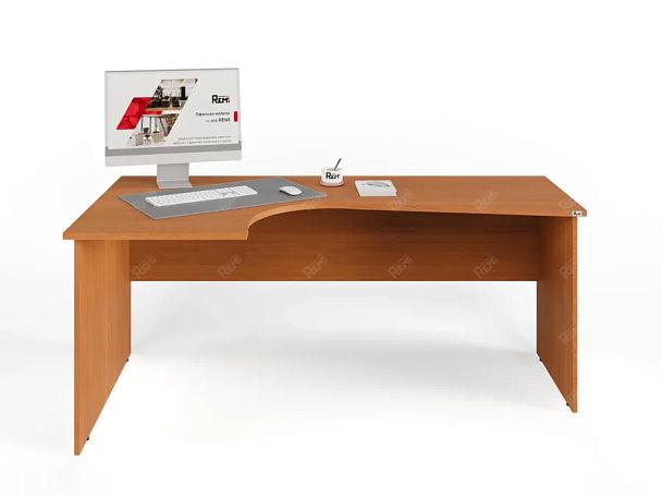 ЛАЙТ / LIGHT RLG005-18x11L Угловой стол 180x110x75 Орех Итальянский - Вид 2