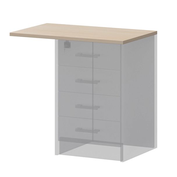 Крышка к приставным тумбам А-706.Ф Бук 730x450x22 Арго - Вид 1