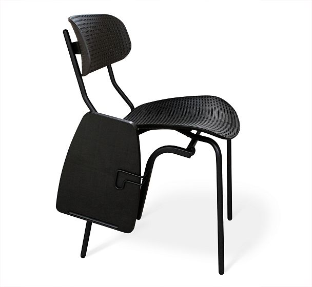 Стул Sheffilton SHT-S85М-RD с пюпитром черный/черный муар - Вид 5