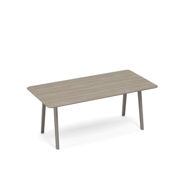 Стол для переговоров прямоугольный METAL Time metal ТМ М1 151 вяз либерти - Вид 1