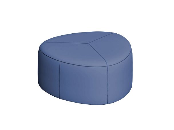 Пуф СОФТИ СФ-85 85х85х41,5h Oregon 03 (кожзам) синий "Пуфы и банкетки"  ТК-002920003497 синий - Вид 1
