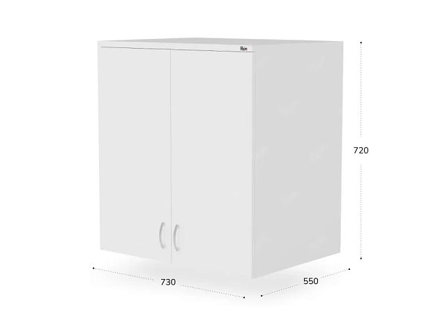 UNITY РАЗ-01 БЕЛЫЙ Антресоль закрытая 730х380х720 - Вид 2