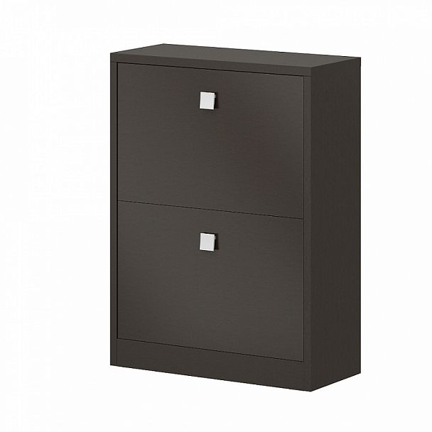 Обувница "Ницца" ПК-УНФД-ГЛШ84х65СЦ2/ОД-В1-179 дуб ферраре - Вид 1