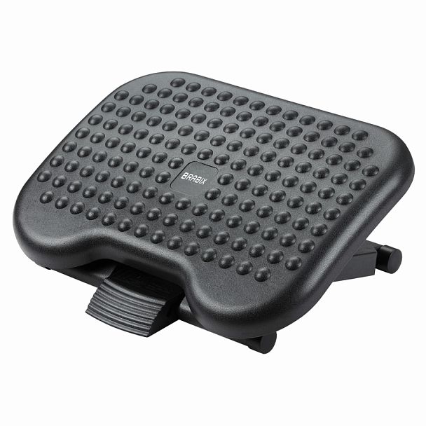 Подставка для ног BRABIX "Ultra 1" 46х34 см, регулировка высоты и угла наклона, 533036 - Вид 1