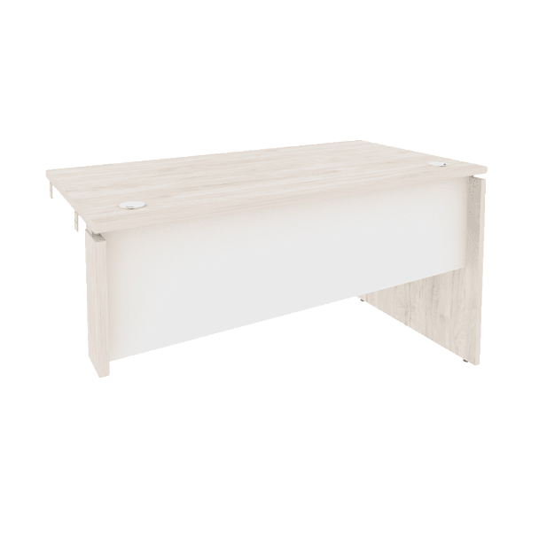 Onix Стол-приставка правый к опорным элементам O.SPR-3.7 (R) Денвер светлый/Белый бриллиант 1380*720*750 - Вид 1