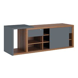 Креденция тип 1, правая Zion 189x57x69 орех селект - Фото предпросмотра