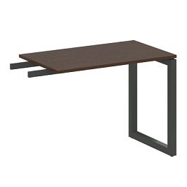 Metal System Quattro Приставной элемент на О-образном м/к 50БО.ПР-3 Венге/Антрацит металл 1000*600*750 - Фото предпросмотра