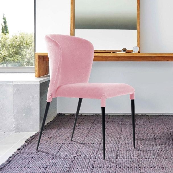 Стул Albert (Альберт), бархат пудровый 15 - Вид 4