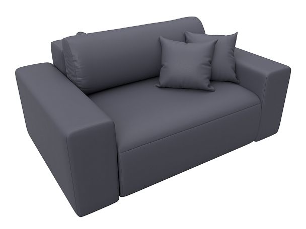 Кресло Лига-036 НПБ Экокожа серый - Вид 5