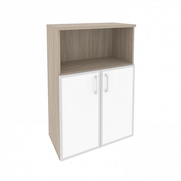 Шкаф "Onix" O.ST-2.2R white/black дуб аттик - Вид 2