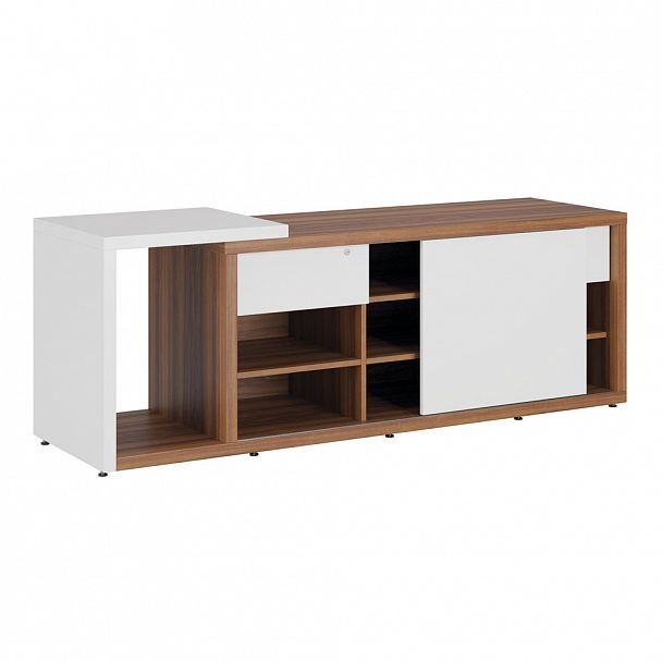 Креденция тип 1, правая Zion 189x57x69 орех - Вид 1