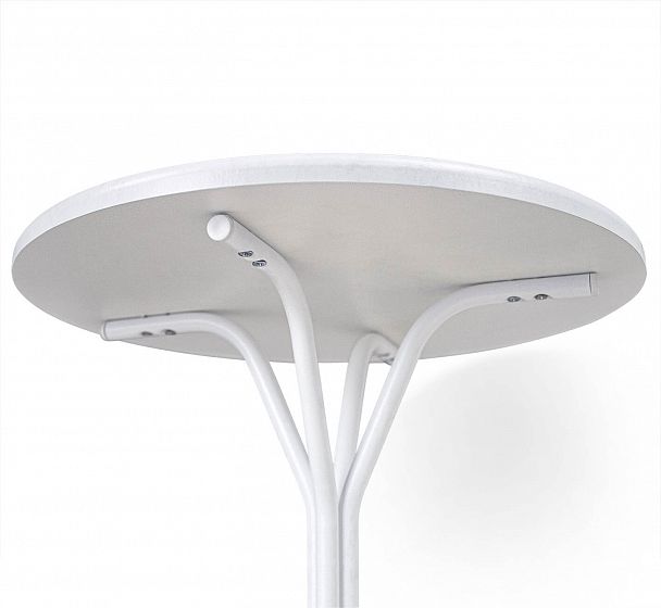 Столик кофейный Sheffilton SHT-CT12-1 белый муар/белый мрамор - Вид 6