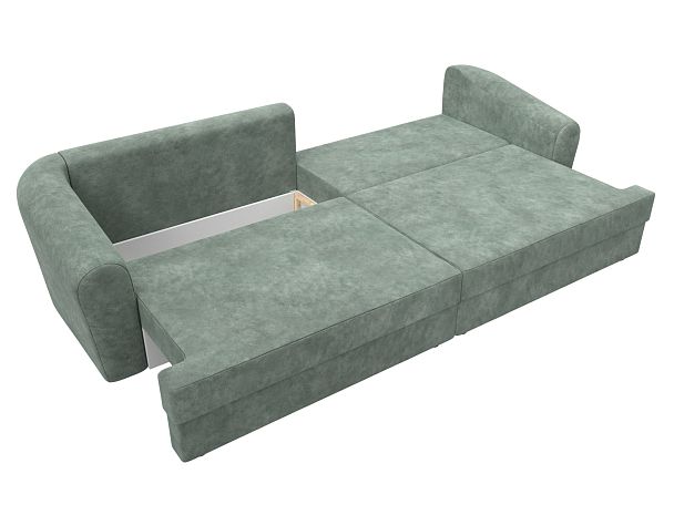 Диван прямой Милтон Велюр зеленый - Вид 9