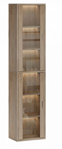 Шкаф-витрина Домино СУ(ш1в2)+2ФС Нельсон - Вид 1