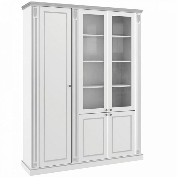 Шкаф комбинированный Vienna 172x45x220 белый - Вид 1