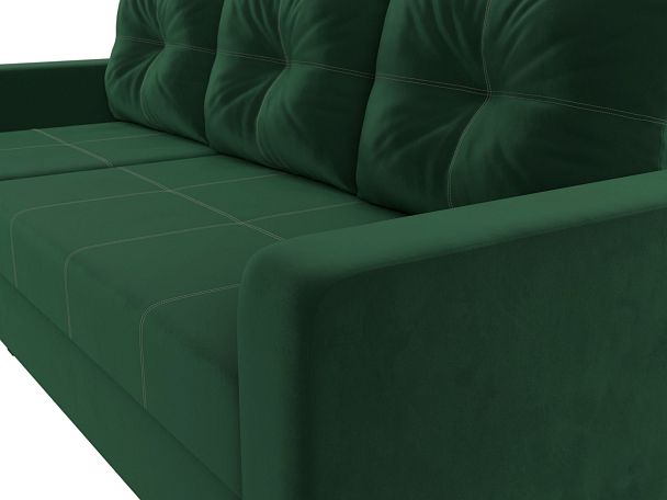 Диван угловой Ливерпуль Лайт левый угол Велюр зеленый - Вид 4