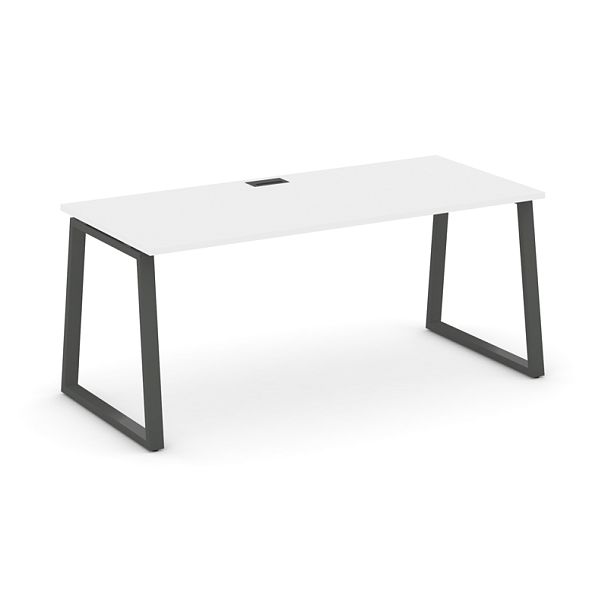 Style Project Direct Direct Стол письменный SN-6T1.SR-013.M Белый/Металл Антрацит 1380*700*750 - Вид 1