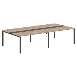 Конференц стол EUCT 3116 Дуб Денвер светлый/Мокко 3126х1606х750 EDIS - Фото предпросмотра