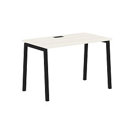 Стол прямой ELST 1167 Ясень Траун/Черный 1160х670х750 EDIS - Фото предпросмотра