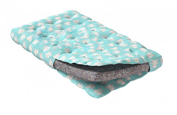Матрас ватный детский бязь (60х120 см) - Вид 1