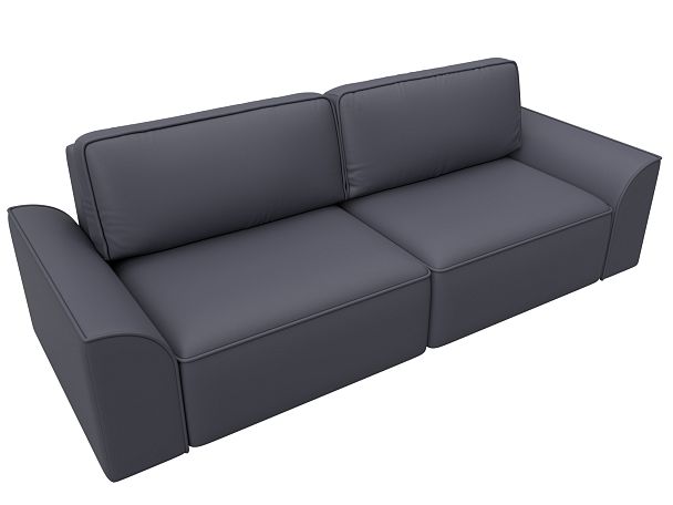Диван прямой Лига-048 НПБ Экокожа серый - Вид 6