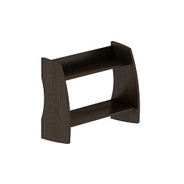 Полка навесная для документов Формула ФР 370 венге темный - Фото предпросмотра