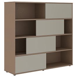 Шкаф с дверьми купе VMCS 1615 Аметист/Кобра 1600х450х1517 VELION - Фото предпросмотра