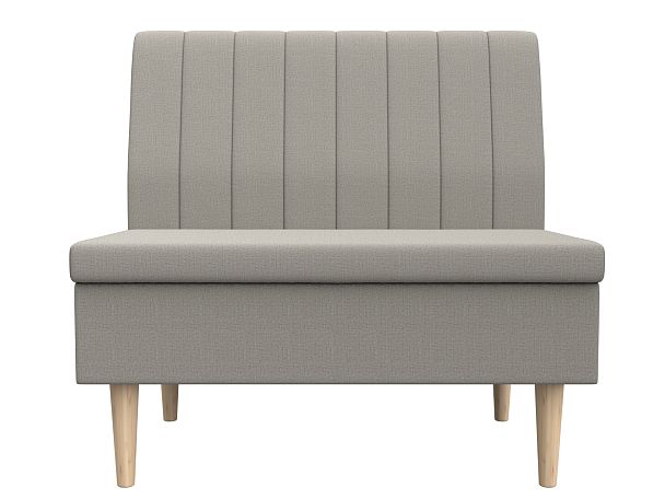 Диван прямой Мини Рогожка бежевый - Вид 2