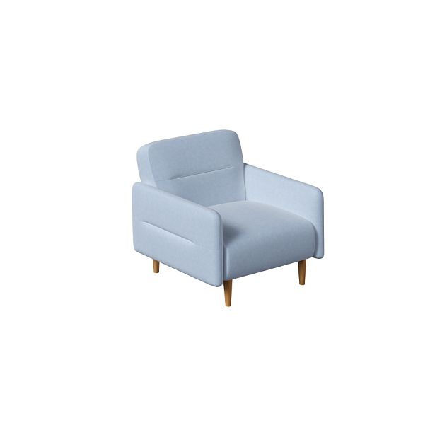 Кресло-релакс Chairman Колин 790х900х860 велюр голубой - Вид 1