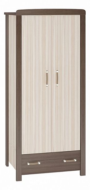 Шкаф платяной Бартоло Ш2Д Карамель/Шамони - Вид 1