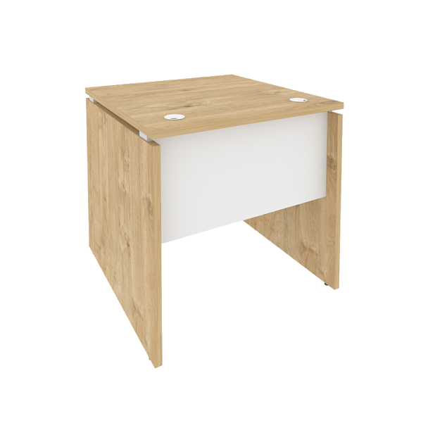 Onix Стол письменный O.SP-0.8 Тиквуд светлый/Белый бриллиант 780*800*750 - Вид 1