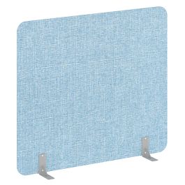 R-line soft Перегородки на металлических опорах на фетровых подпятниках AP.F-160-140 Romeo 09/Серый металл 1600*18*1400 - Фото предпросмотра