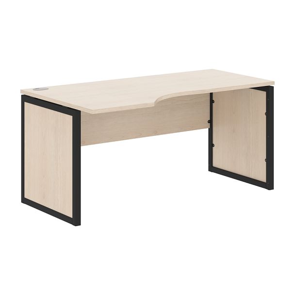 Стол эргономичный XQPCET 169(L) Бук Тиара/Антрацит 1600х900х750 XTEN-QP - Вид 1