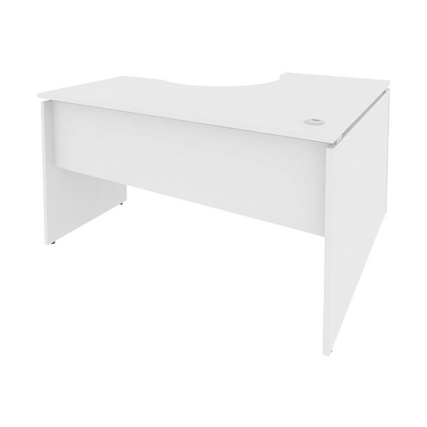 Style Стол криволинейный левый Л.СА-3 (L) Белый 1380*1200*750 - Вид 1