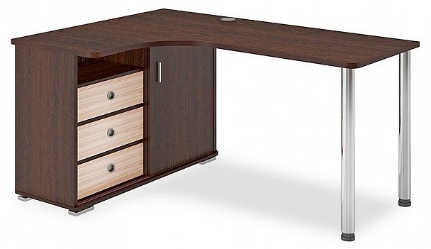 Стол письменный Домино СР-165СМ Венге/Карамель левый - Вид 1