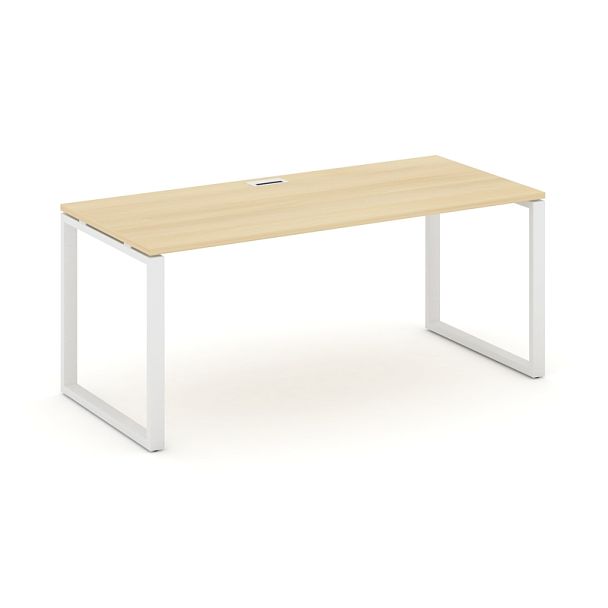 Style Project Direct Direct Стол письменный SN-6O.SR-014.M Акация Лорка/Металл Белый 1580*700*750 - Вид 1