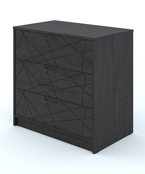 Комод "Комоды  для гостиной"  ПК-ОБИ-КД80Х48Я3/ПЛ-В1-179 дуб ферраре - Вид 1