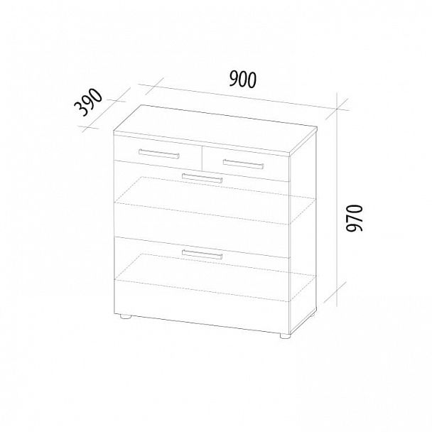 Тумба для обуви "Мэри" 39.12 - Вид 2