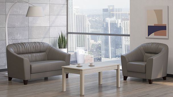 Кресло Milano 93x85x90 чёрный - Вид 2