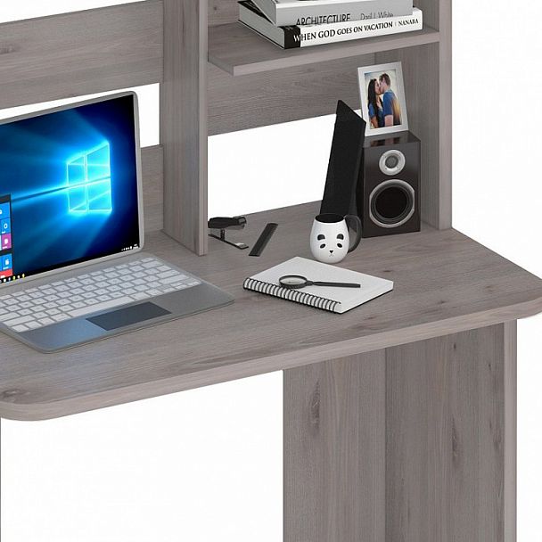 Стол компьютерный Домино Lite СКЛ-Прям100Р+НКЛ-100 Нельсон - Вид 3