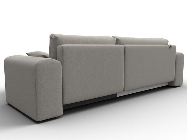 Диван угловой Лига-099 угол универсальный Рогожка бежевый - Вид 5