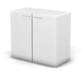 RAC047 ACCORD Шкаф низкий, широкий 898х448х814 Белый премиум - Фото предпросмотра