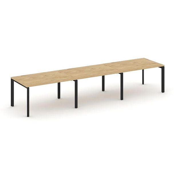 Style Project Next Стол переговорный SN-59P.SPRG-021.3 Тиквуд Светлый/Металл Черный 2940*980*750 - Вид 1