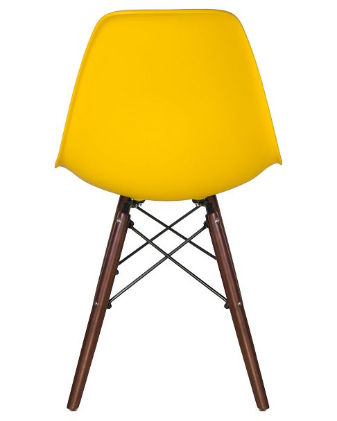 Стул обеденный LMZL-PP623 (ножки тёмный бук, цвет сиденья жёлтый) - Вид 5