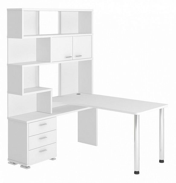 Стол компьютерный Домино СР-420/150 Белый левый - Вид 1