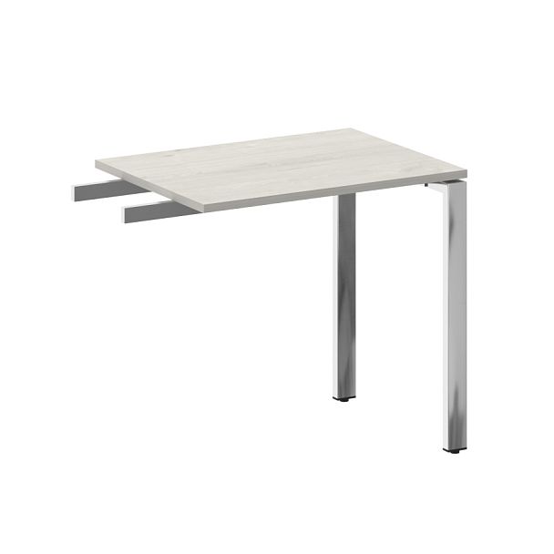 Metal System Direct Брифинг-приставка БП.ПР-2 Дуб наварра/Нерж. сталь 800*600*750 - Вид 1