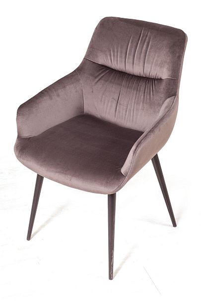 Стул Jordan, бархат пепельно-бежевый 25, опора конус - Вид 8